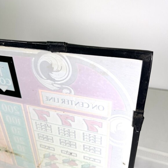 Vintage 80s Bally Payout Glass Triple 7 BAR Casino Las Vegas Retro - Picture 6 of 9